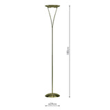 Floor Lamp Antique Brass