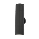 RT3222 Outdoor 2 Light Wall Light Matt Black Ip65