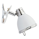 OSA4133 Clip On Spotlight White Polished Chrome