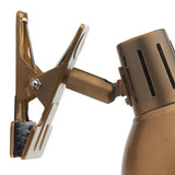 Clip On Spotlight Antique Brass