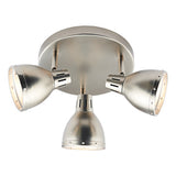 OSA7661 3 Light Plate Spotlight Antique Chrome