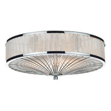 OSL5050 3 Light Flush Polished Chrome/ White