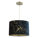 Easy Fit Navy Blue Shade With Gold Speckle