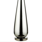 Table Lamp Black Chrome Smoked Glass With Shade