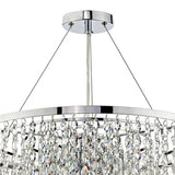 5 Light Round Pendant Decorative Crystal