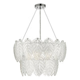 PHI0308 3 Light Pendant Clear Glass And Polished Chrome