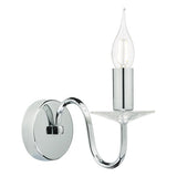 PIQ0750 Wall Light Polished Chrome Crystal