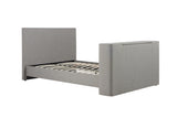 King TV Bed Grey