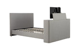 PLATVB5GRY King TV Bed Grey