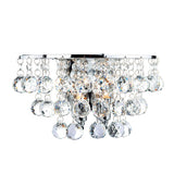 PLU0950 2 Light Wall Light Polished Chrome Crystal