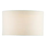 PYR1439 Grey Linen Drum Shade 35Cm