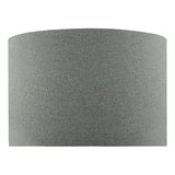 PYR1839 Grey Linen Drum Shade 46Cm