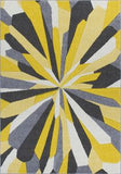Rug Yellow/Pink/Grey/cream