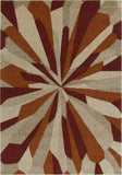 Rug Terra/ Red/ Beige