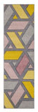 Rug Yellow/Pink/Grey/cream