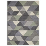 Rug Green/Grey/Cream