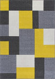Rug Grey/ Yellow/ Cream
