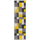Rug Grey/ Yellow/ Cream