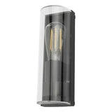 Outdoor Wall Light Matt Grey Acrylic Ip65