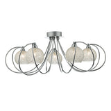 RAF5450 5 Light Semi Flush Polished Chrome