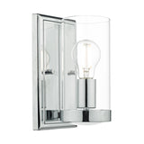RAM0750 Wall Light Polished Chrome & Glass