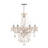 RAP0506 5 Light Chandelier Champagne Crystal