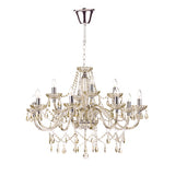 RAP1206 12 Light Chandelier Champagne Crystal