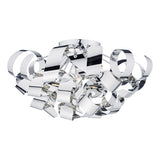 RAW0555 5 Light Flush Polished Chrome 60Cm