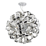 RAW1355 9 Light Pendant Polished Chrome