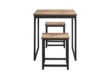 URBCDSSRUS Compact Dining & Stool Set Brown