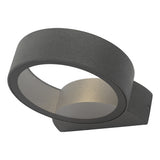 REO3239 Outdoor Wall Light Matt Grey Glass Ip65 Led
