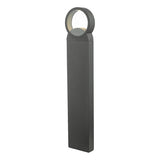 REO4539 Outdoor Post With Round Light Anthracite Ip65 Led