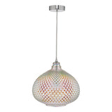 Pendant Glass & Polished Chrome