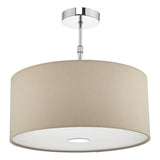 3Lt Pendant With Ecru Shade And Diffuser 40Cm