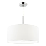 RON102 3Lt Pendant With White Shade And Diffuser 40Cm