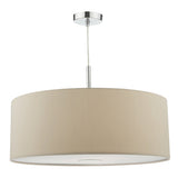 RON1729 3Lt Pendant With Ecru Shade And Diffuser 60Cm