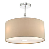 RON6529 Easy Fit Pendant Ecru 40Cm