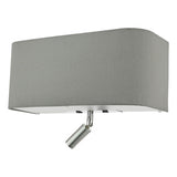 3 Light Wall Light Grey With Led Reading Light