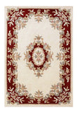 Rug Cream Red