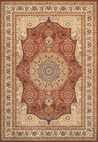 Rug Beige/Red