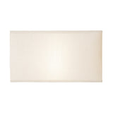 S1021 Cream Cotton Rectangle Shade 34Cm