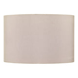 S1120 Taupe Faux Silk Drum Shade 39Cm