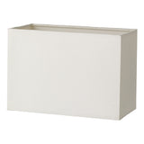 S1123 Ivory Cotton Rectangle Shade 20Cm