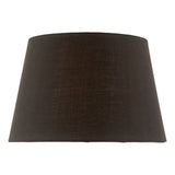 SAF1422 Black Cotton Tapered Drum Shade 36Cm