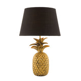 SAF4235 Pineapple Table Lamp Gold With Shade