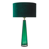 SAM4224 Table Lamp Green Glass Base Only