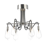 SCR0638 6 Light Semi Flush Polished Nickel