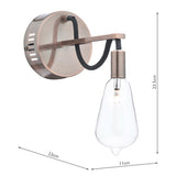 Single Wall Bracket Copper