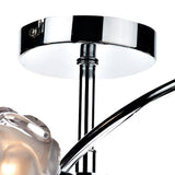 8 Light Semi Flush Polished Chrome