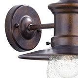 Outdoor Wall Light Bronze Glass Ip44